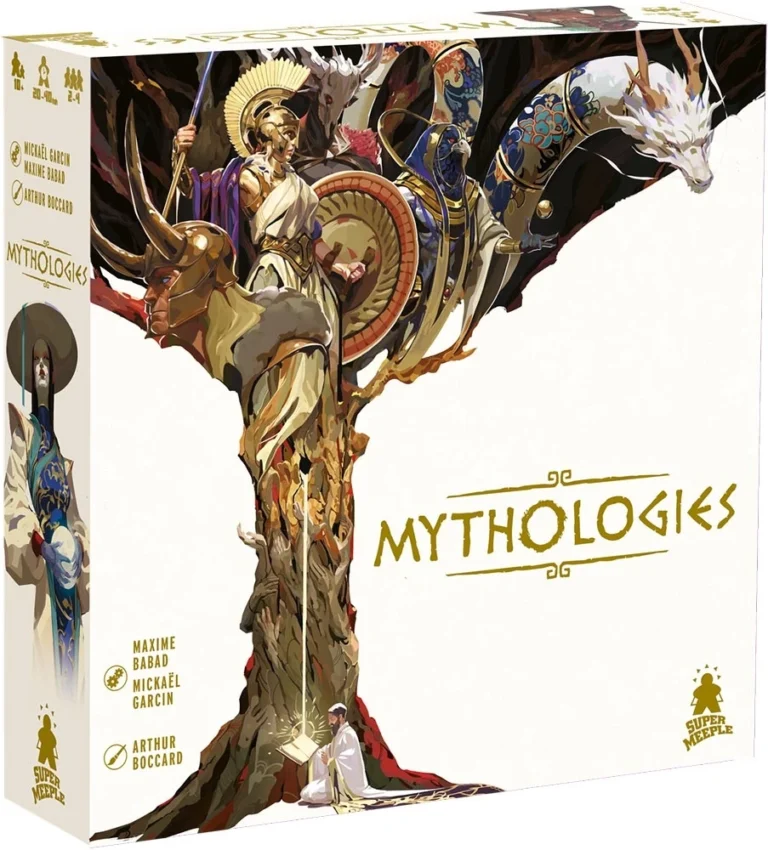 ffnfc0aw1228.webp Boîte du jeu Mythologies illustrée de figures mythiques