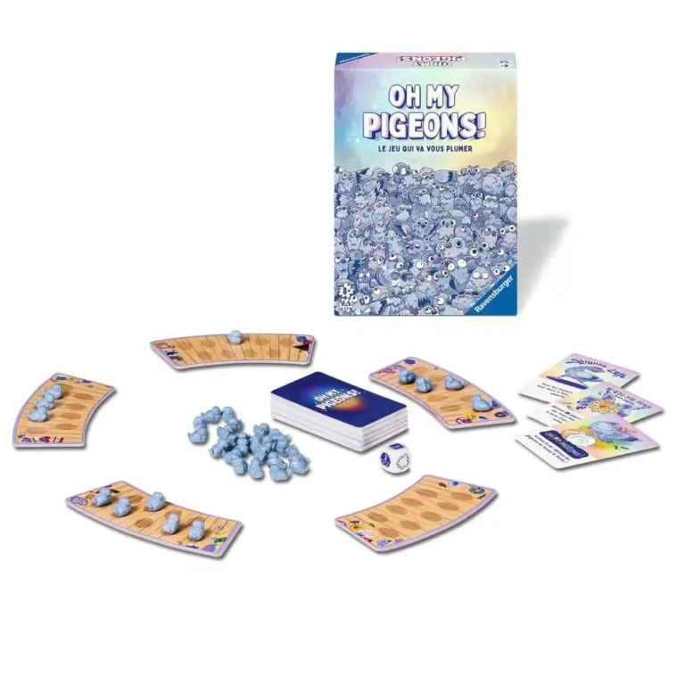Jeu de société Oh My Pigeons et accessoires