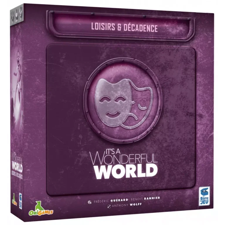 Boîte du jeu It’s a Wonderful World violette