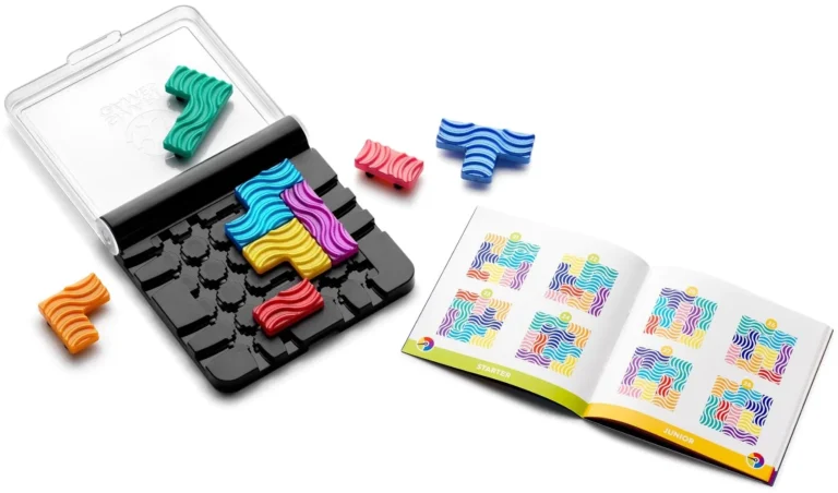 Jeu de puzzle coloré avec livret de défis