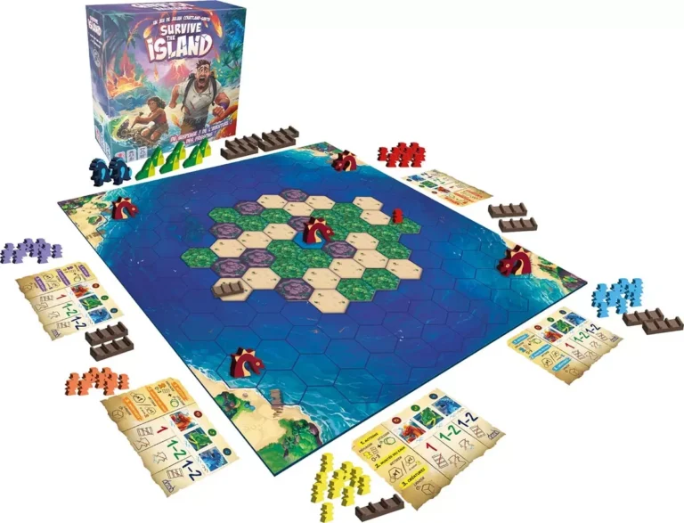 Jeu de société Survive The Island plateau