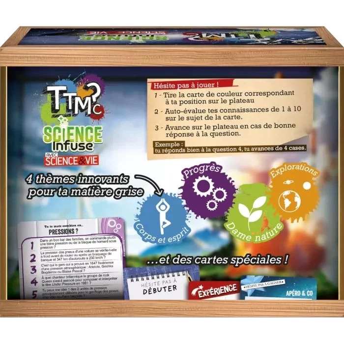 Boîte du jeu TTMC Science Infuse