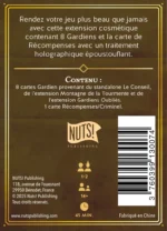 Extension cosmétique jeu de cartes avec 8 Gardiens et carte Récompenses