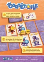 Jeu de plateau Cartétoile avec cartes et pièces colorées