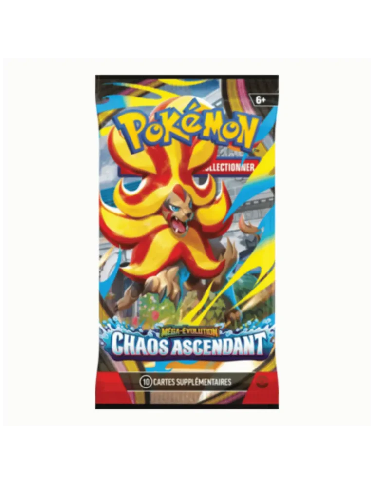 Booster Pokémon Chaos Ascendant avec Zamazenta légendaire