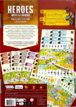 Jeu Heroes Write Conquer boîte avec plateau cartes factions