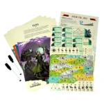 Jeu de plateau Luminalia avec plateau de jeu, cartes et figurines