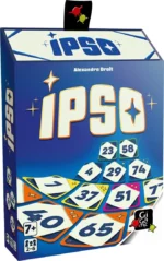 Boîte jeu IPSO numéros colorés dés étoiles