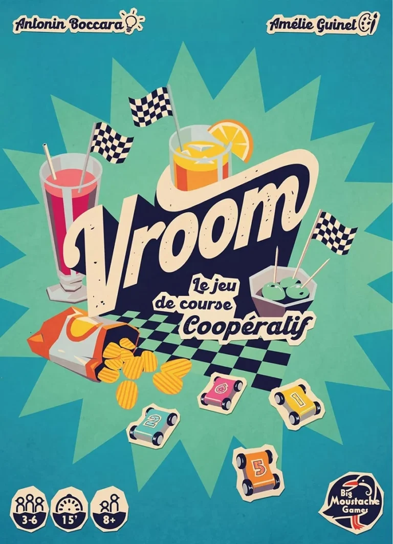 Vroom jeu course coopératif voitures jouets colorés