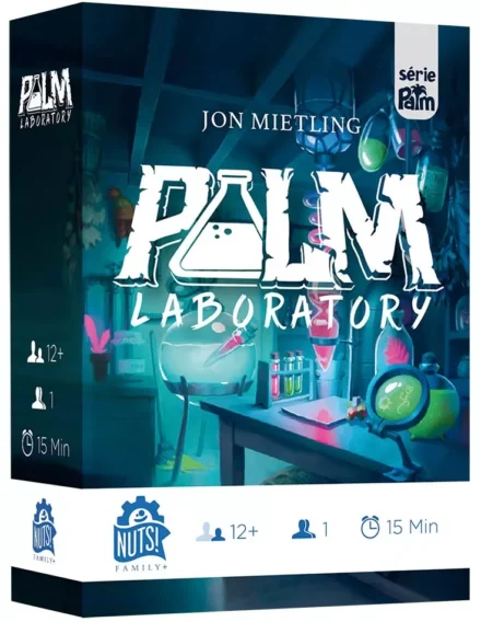 Boîte jeu PALM Laboratory Jon Mietling laboratoire scientifique