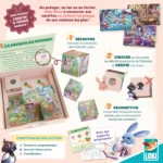 Jeu éducatif puzzle famille Lapin Nono récréatif
