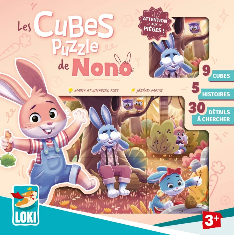 Les Cubes Puzzle de Nono jeu enfant 9 cubes