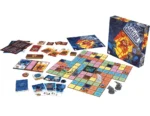Jeu de plateau avec plateau coloré, pièces et accessoires