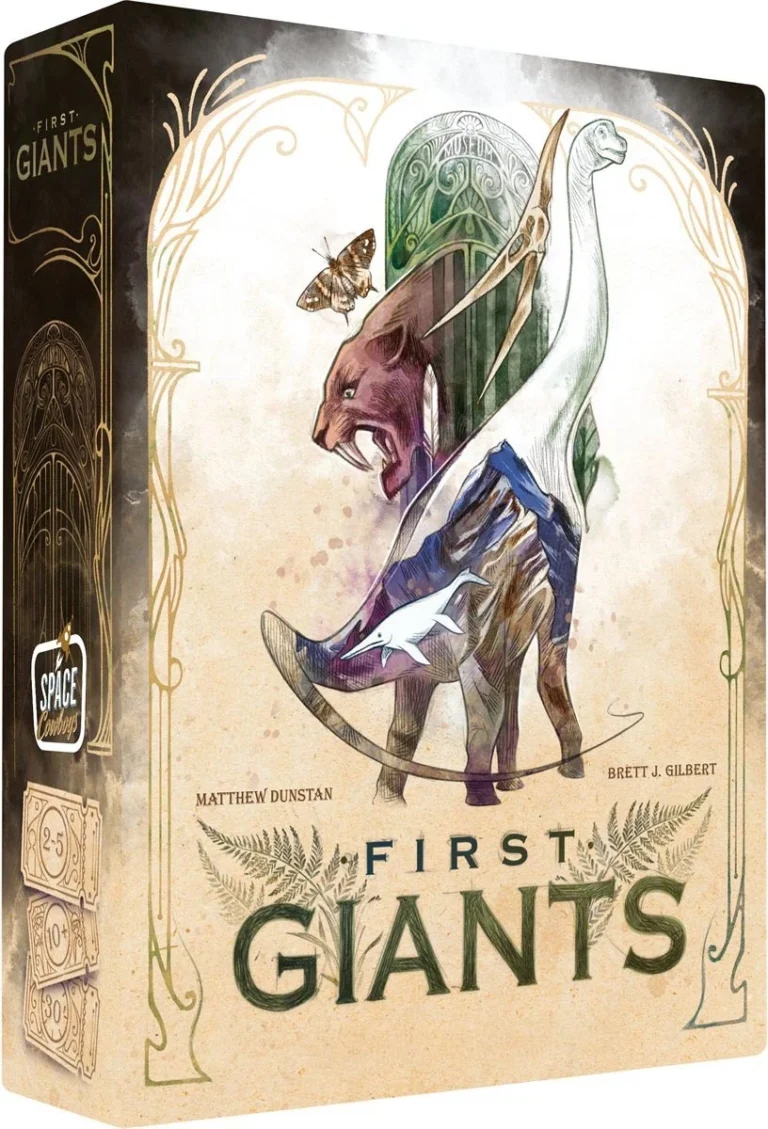 ffnfc0aw1641.webp Boîte jeu First Giants créature fantastique illustration vintage