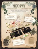 Jeu de société First Giants avec fossiles et dinosaures