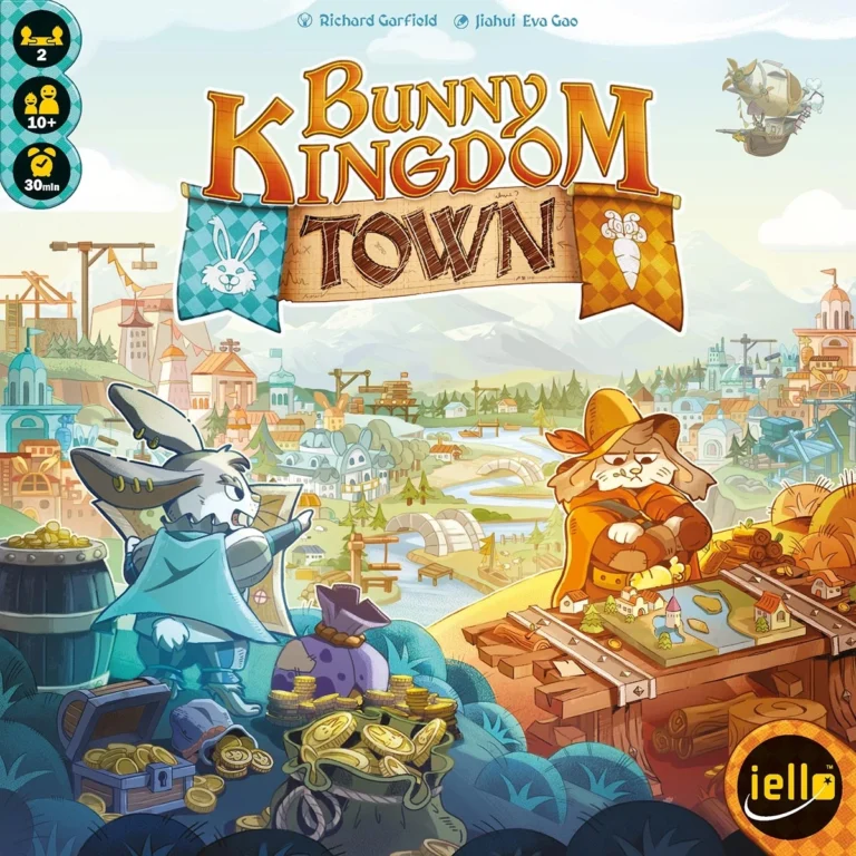 Bunny Kingdom Town jeu de société avec lapins et ville