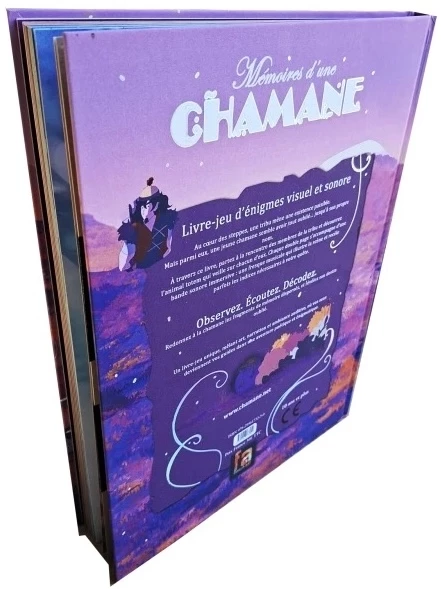 Livre jeunesse 'Histoires d'une Chamane' couverture violette