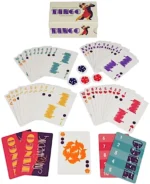 Jeu de société TANGO avec cartes colorées et jetons