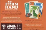 Boîte jeu Farm Hand avec cartes colorées et jetons