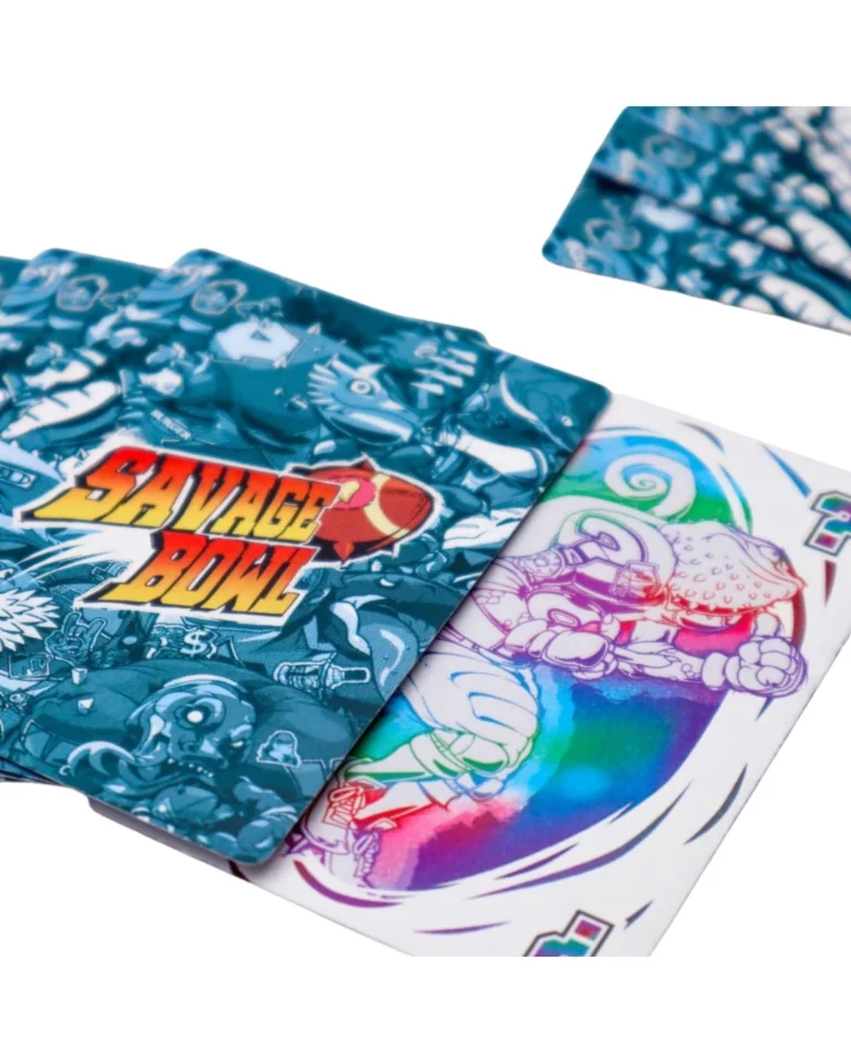 Cartes à collectionner colorées avec illustrations de personnages stylisés