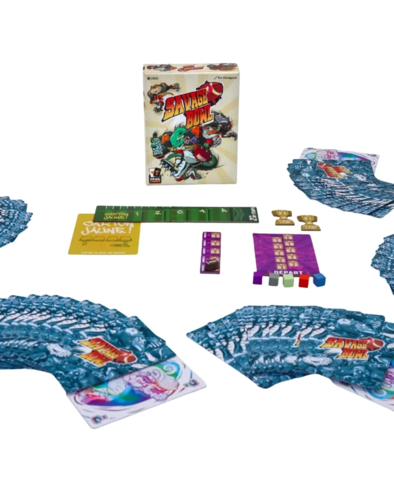 Jeu de société Savage Monks avec tous les composants