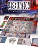 Jeu de société Liberation avec plateau Paris et figurines