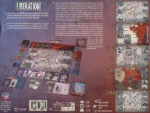 Jeu de société Libération avec plateau, cartes et pions historiques