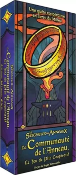Boîte jeu de société anneau fantasy coopératif