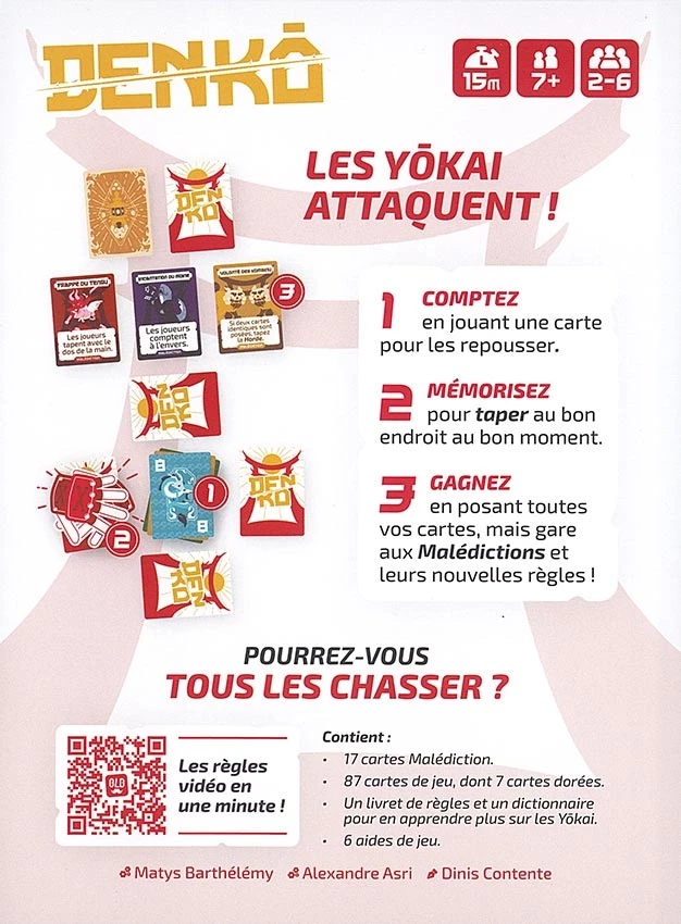 Affiche promotionnelle jeu de cartes Denka Yokai