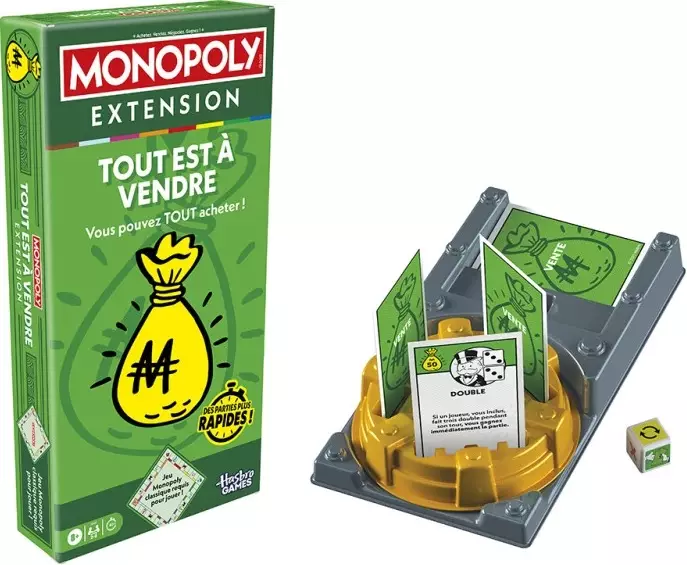 Boîte extension Monopoly Tout est à Vendre avec composants