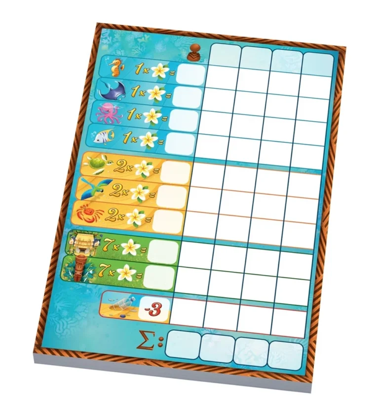 Jeu de plateau mathématiques enfants avec animaux marins