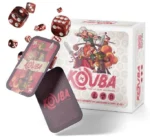 Jeu de société Kouba avec dés rouges et boîte