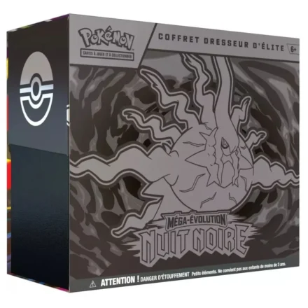 Coffret Dresseur d'Élite Pokémon Méga-Évolution Nuit Noire
