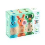 Jouet empilable Ronda Nimo avec trois animaux colorés