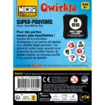 Extension Qwirkle Super-pouvoirs avec jetons et cartes spécialisées