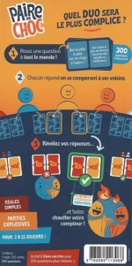Jeu de société Paire de Choc avec règles et gameplay