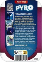 Boîte jeu de cartes Pyro avec dragon bleu