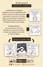 Jeu de cartes humoristique Thérapie Foireuse avec illustrations comiques