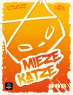 Boîte de jeu Mieze Katze avec illustration de chat stylisé