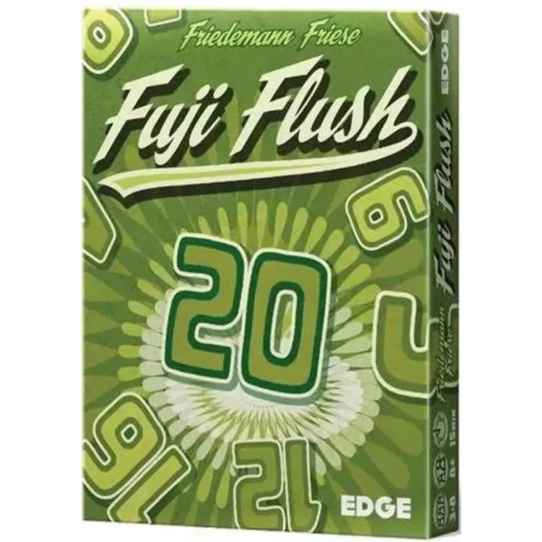 Boîte jeu de société Fnji Flush 2009 verte