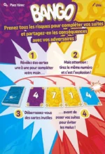 Instructions du jeu de cartes Bango par Paco Yáñez