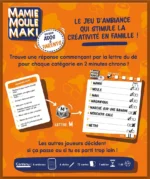 Jeu de société Mamie Moule Maki version adultes et parents