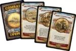 Cartes de jeu Combat Mémoire 44 avec uniformes militaires