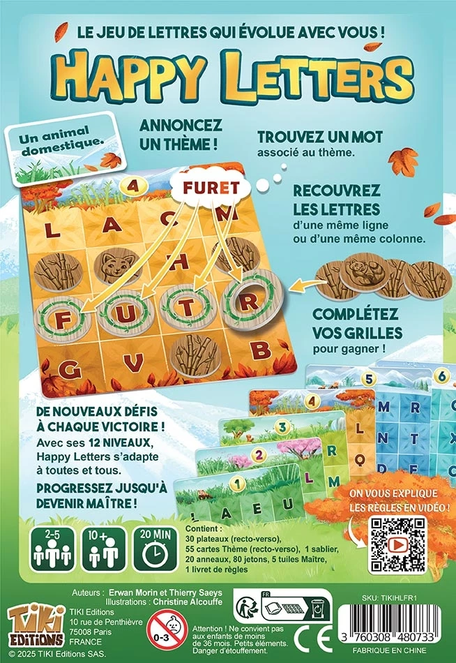 Happy Letters jeu de lettres éducatif pour enfants