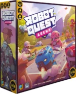 Boîte de jeu Robot Quest Arena avec robots colorés