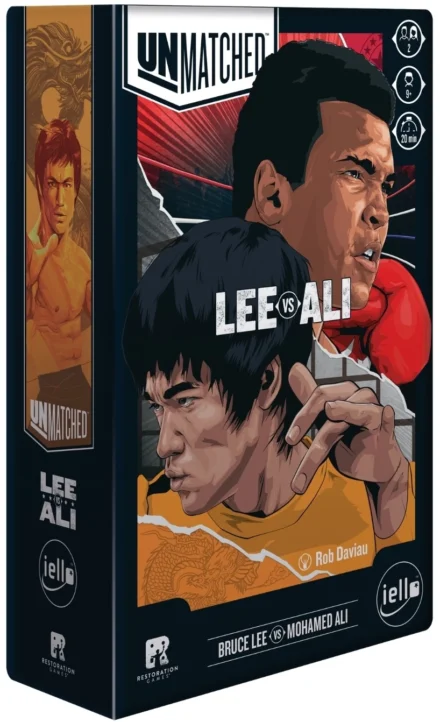 Coffret Unmatched Bruce Lee vs Muhammad Ali jeu de plateau