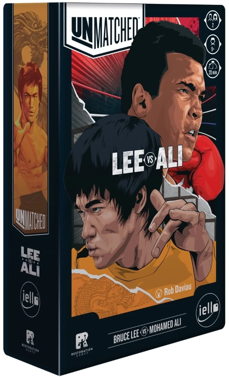 ffnfc0aw2250.webp Coffret Unmatched Bruce Lee vs Muhammad Ali jeu de plateau