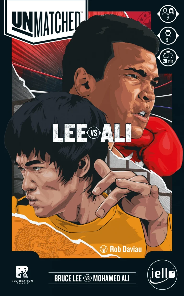 Affiche jeu Unmatched Bruce Lee versus Mohamed Ali