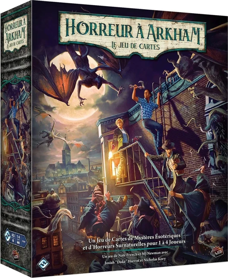 ffnfc0aw2263.webp Boîte jeu de cartes Horreur à Arkham illustrée avec créatures surnaturelles