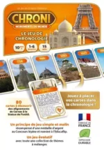 Jeu Chroni Monuments du Monde, cartes chronologiques monuments